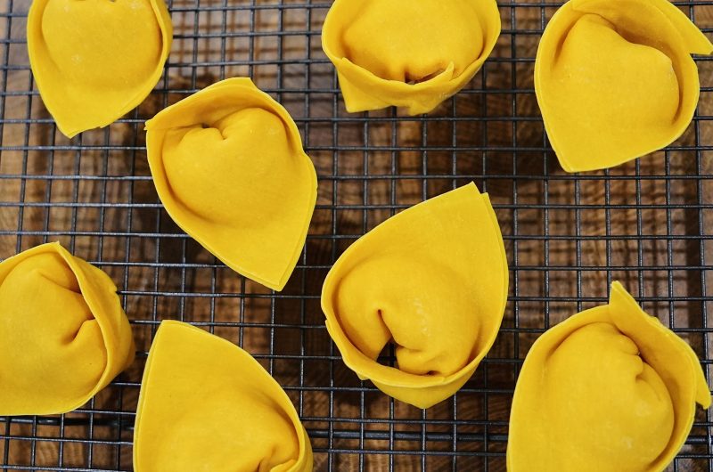 Pasta with Pumpkin Filling