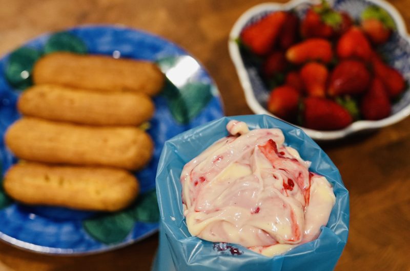 Crème Pâtissière with Raspberry