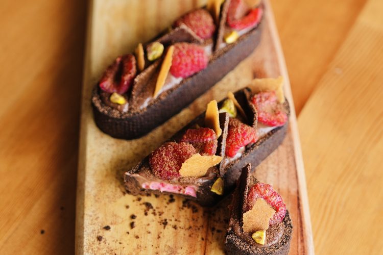 Chocolate and Raspberry Tart