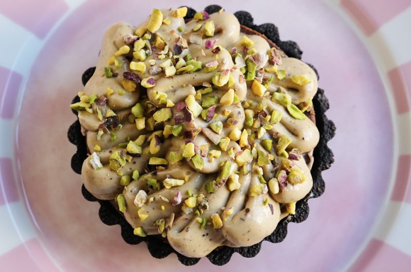 Chocolate and Pistachio Tart