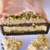 Chocolate and Pistachio Tart