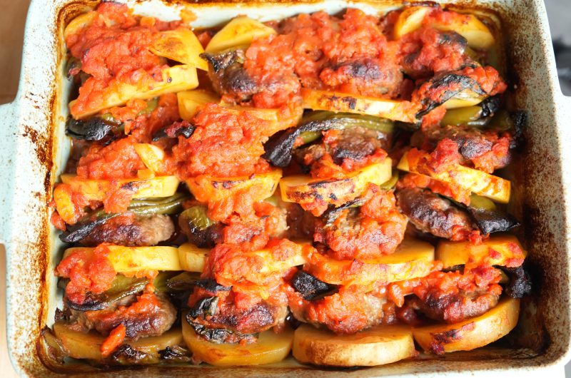 Fırın Köfte (Turkish Baked Meatballs)