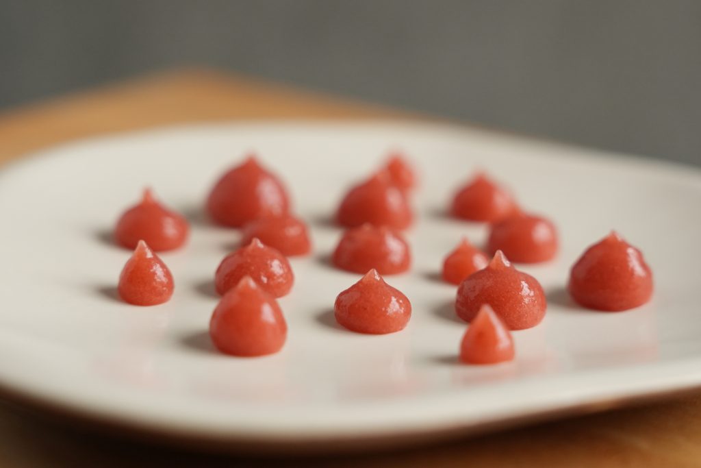 strawberry gel