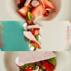 strawberry, chocolate, meringue