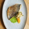 Spring Sea Bream with Pea & Mint and Fennel