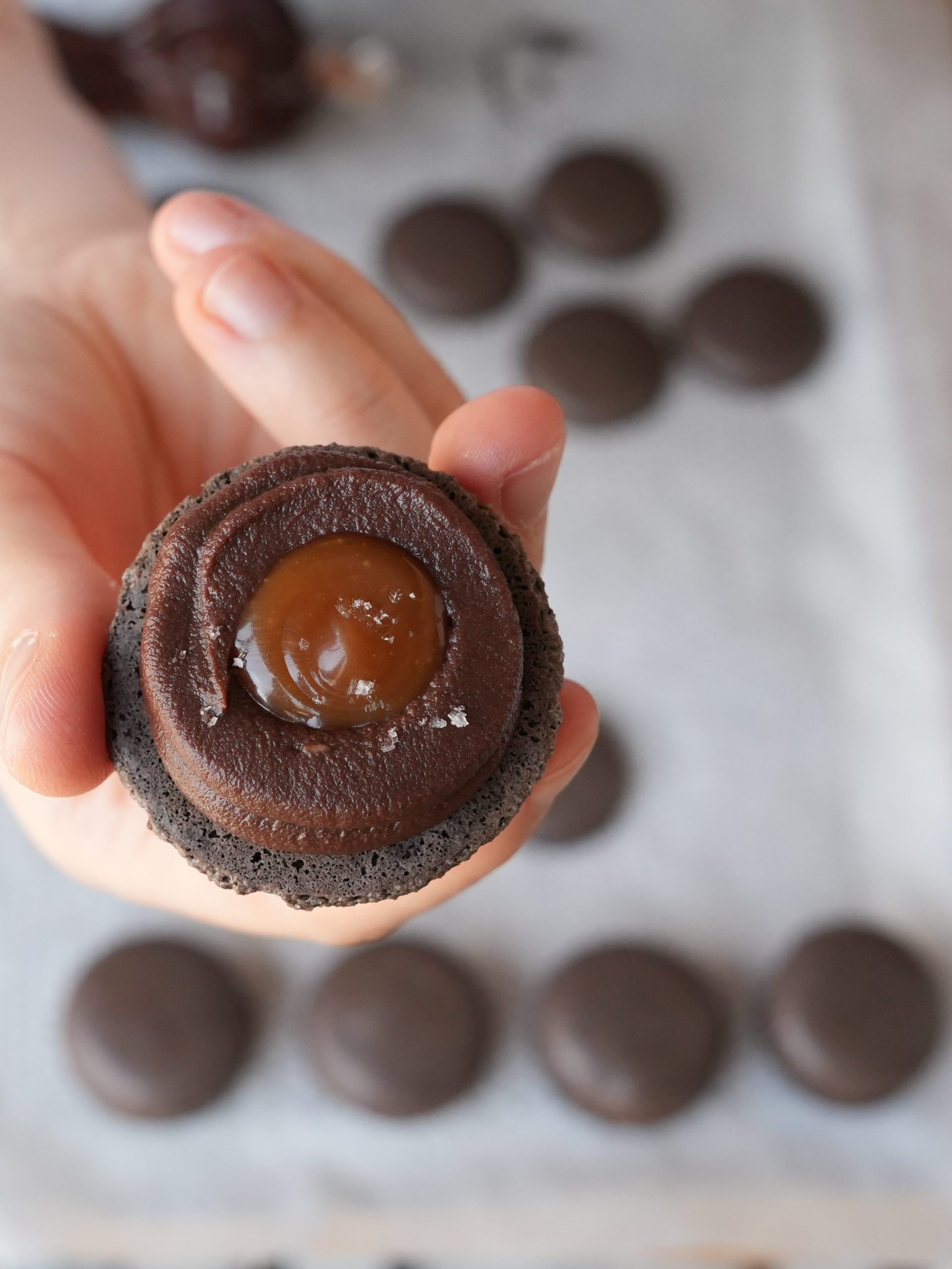 Chocolate Macaron
