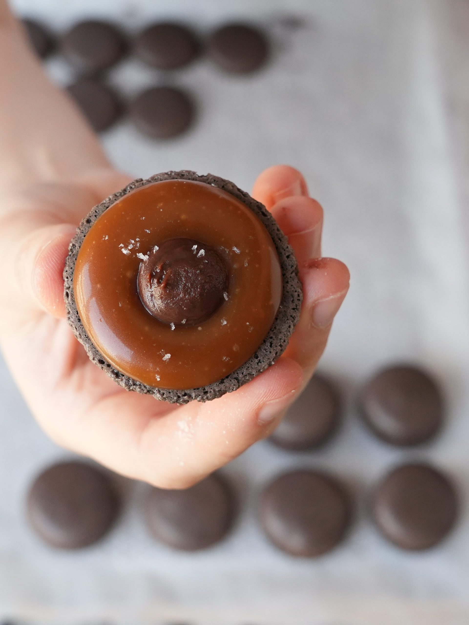 Chocolate Macaron