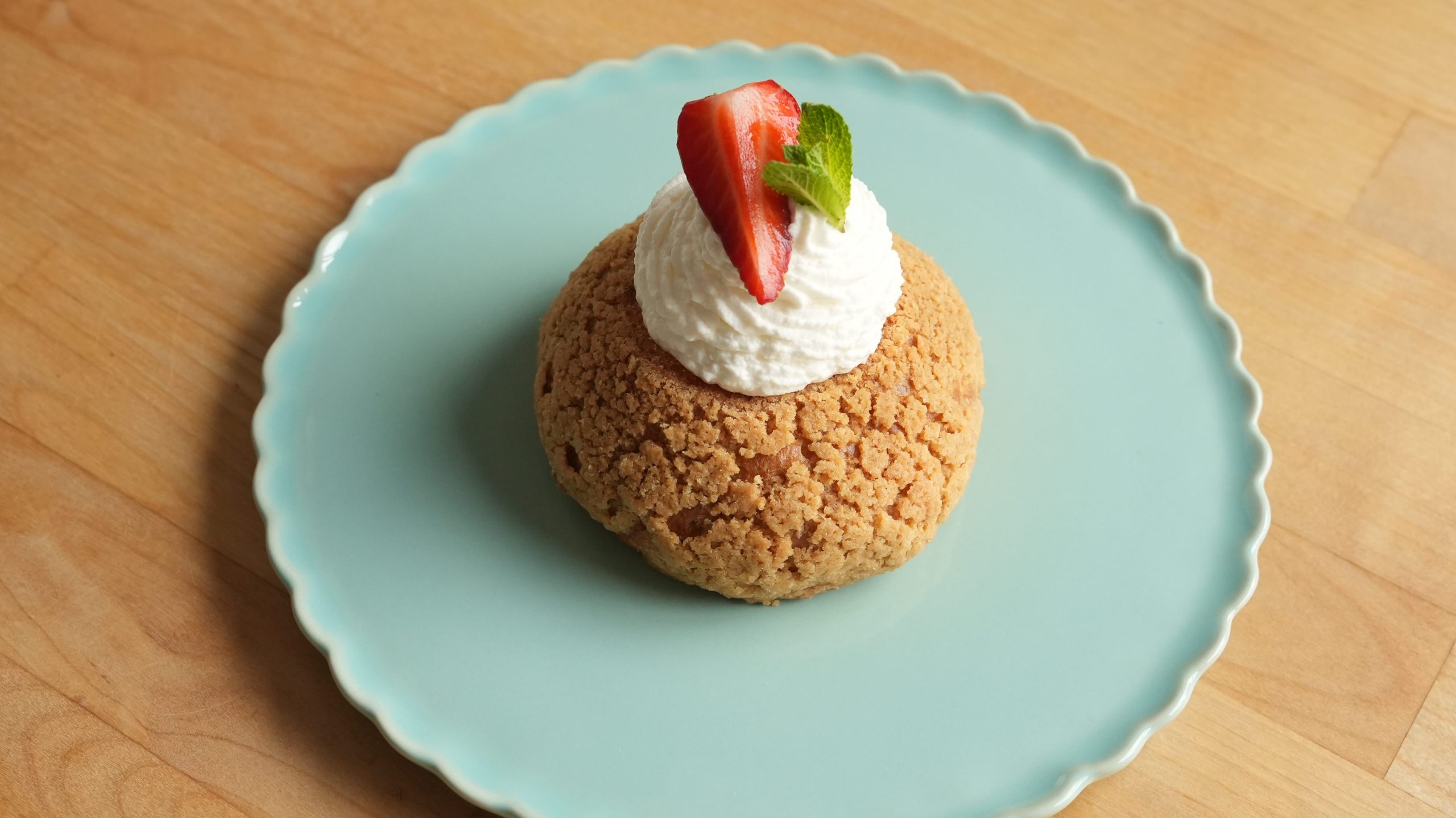 Berry Cream Puff (Choux au Craquelin)