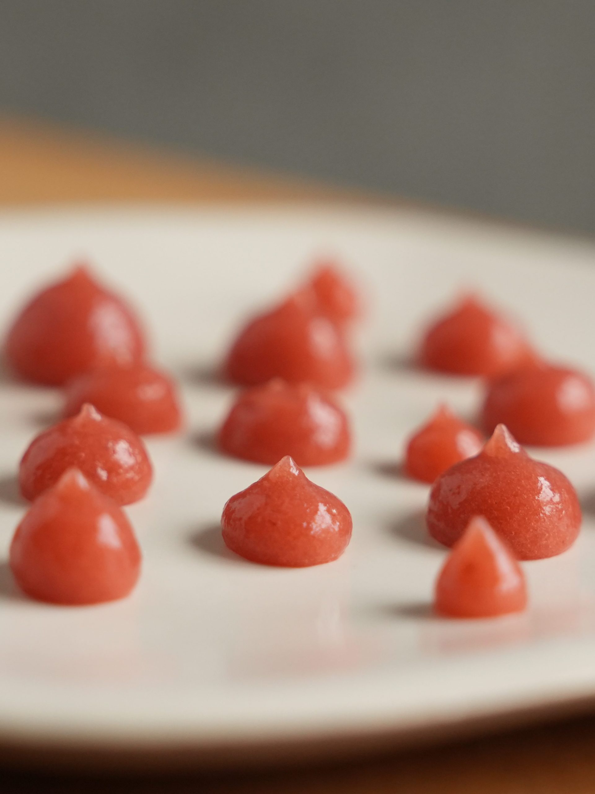 strawberry gel